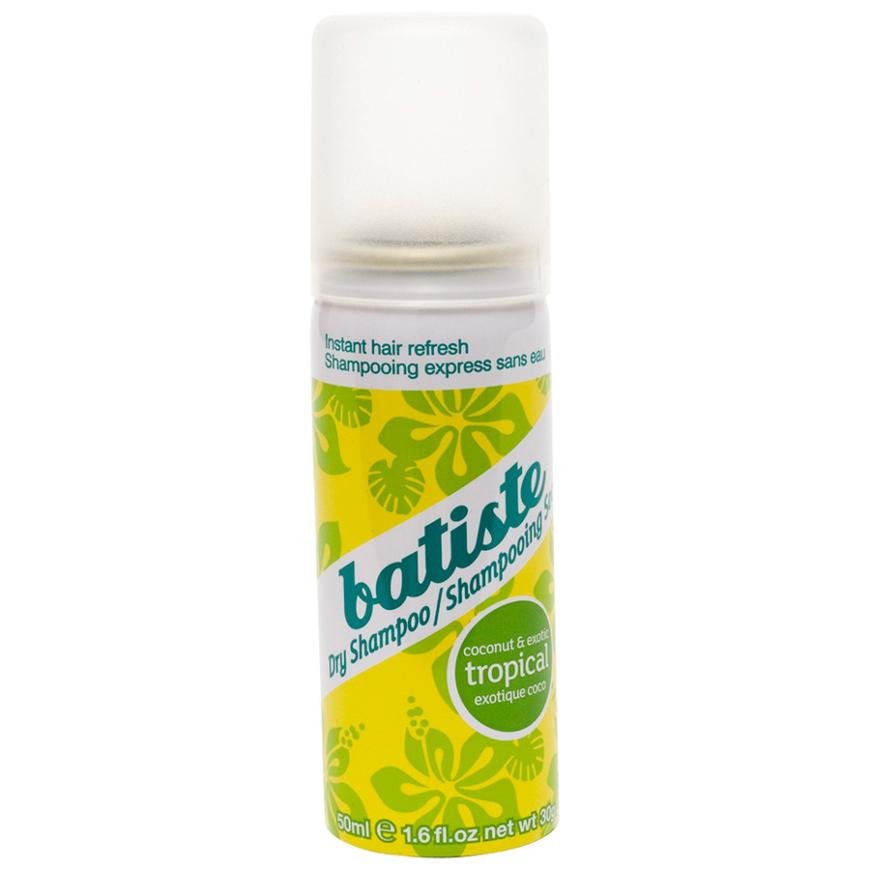 PERFEKT GESTYLT „Dry Shampoo“ von Batiste, Minigröße in „Tropical“, ca. 2 Euro