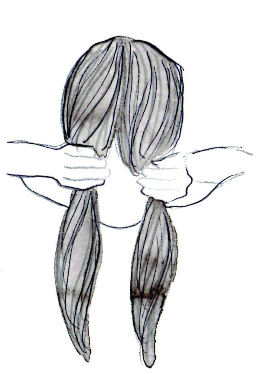 Schritt 1: Haare teilen