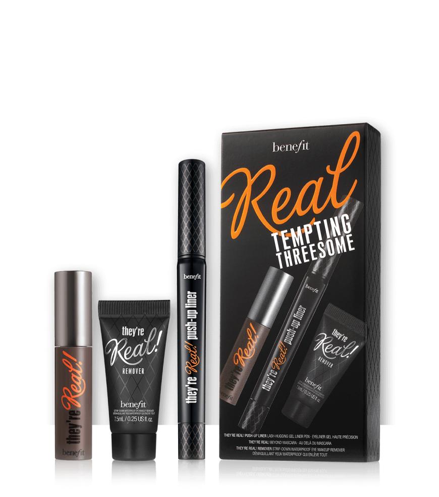 EYES TO KILL „Real Tempting Threesome“-Set von Benefit, mit Eyeliner, Mascara und Remover, ca. 25 Euro