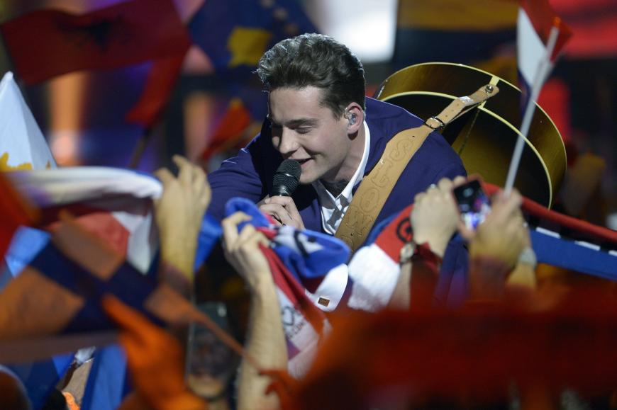STARTNUMMER 3: Qualifizierte sich im ersten Halbfinale: Douwe Bob aus den Niederlanden überzeugte mit seinem Song