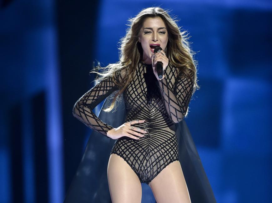 STARTNUMMER 26: Hot: Iveta Mukutschjan aus Armenien erreichte im knappen Einteiler mit