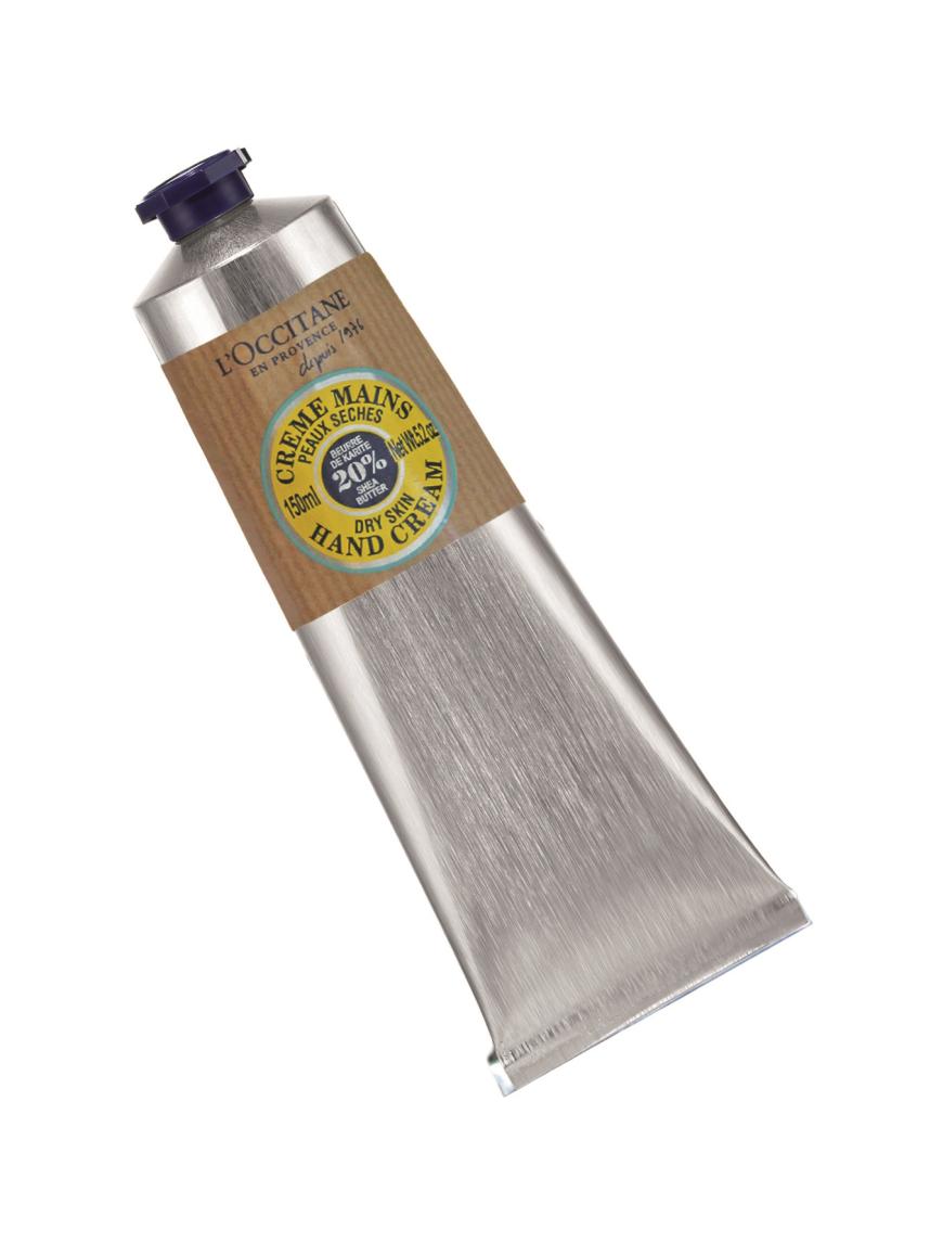 „Dry Skin Hand Cream“ von L’Occitane, mit Sheabutter, ca. 8 Euro