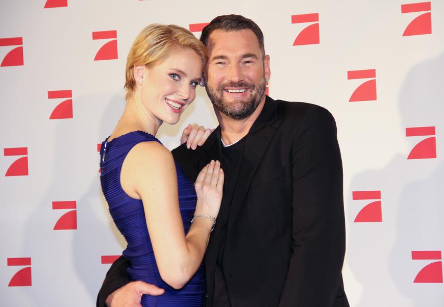 Kim Hnizdo mit ihrem Model-Mentor Michael Michalsky.