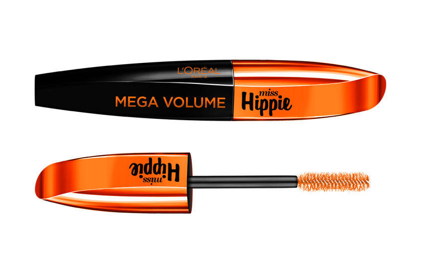 Augen auf! „Mega Volume Miss Hippie“ von L’Oréal Paris, mit buschigem Bürstenkopf, ca. 10 Euro