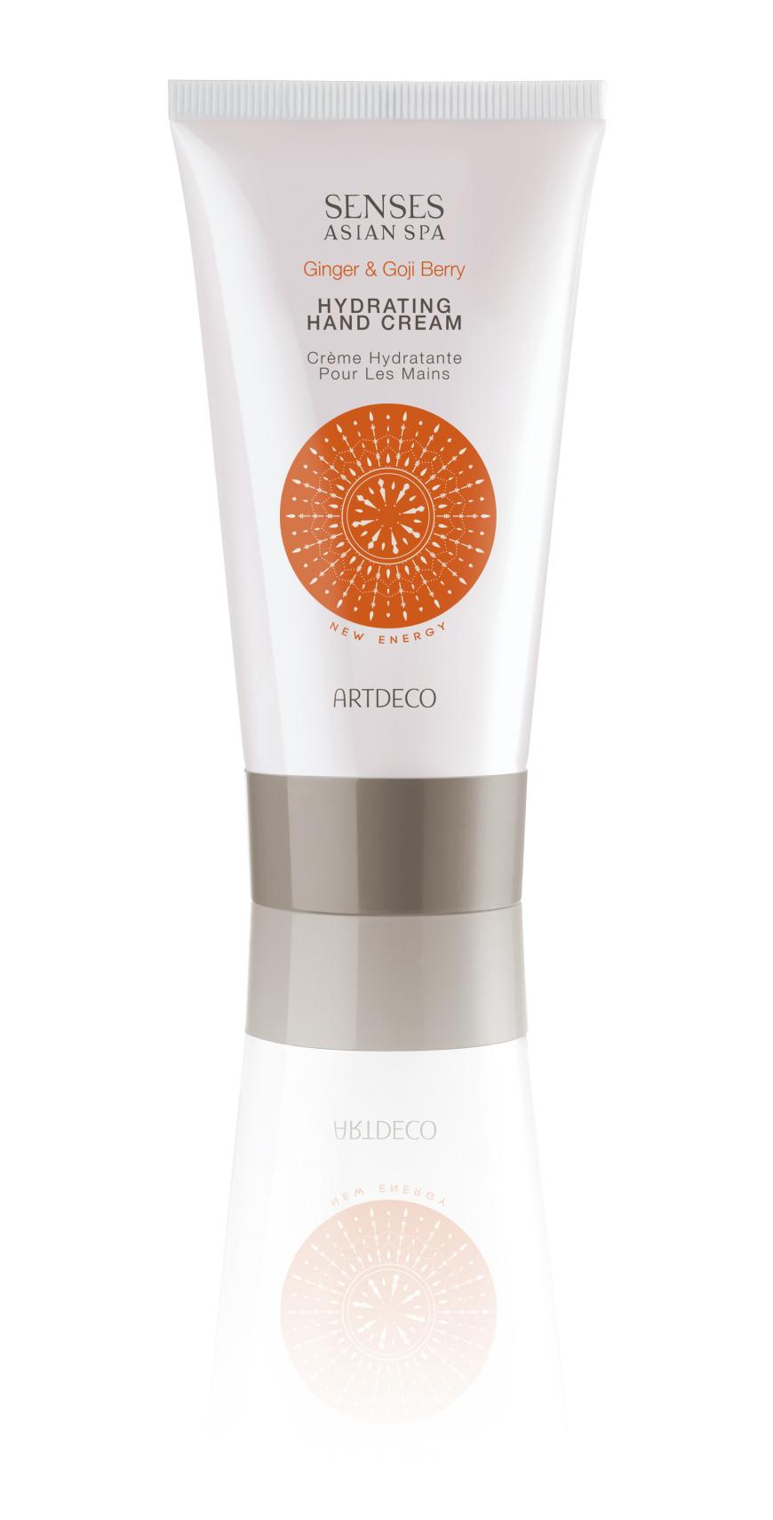 MIT GOJIBEEREN- EXTRAKT „New Energy Hydrating Hand Cream“ von Artdeco, ca. 6 Euro