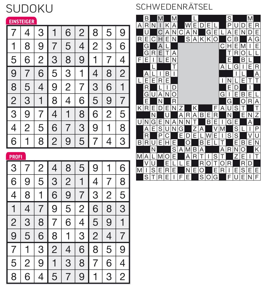 Sudoku- und Rätselauflösung ab Magazin 01/2015 - Bild 112