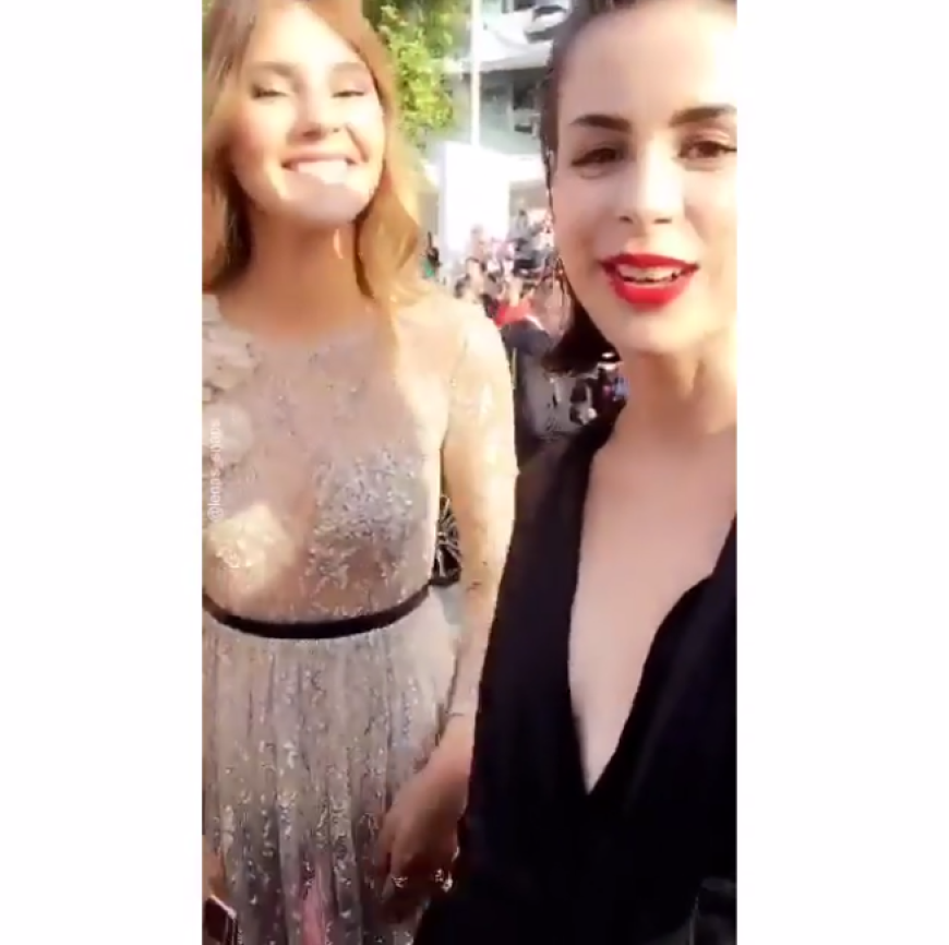 Stefanie Giesinger und Lena Meyer-Landrut beim Filmfestival in Cannes.