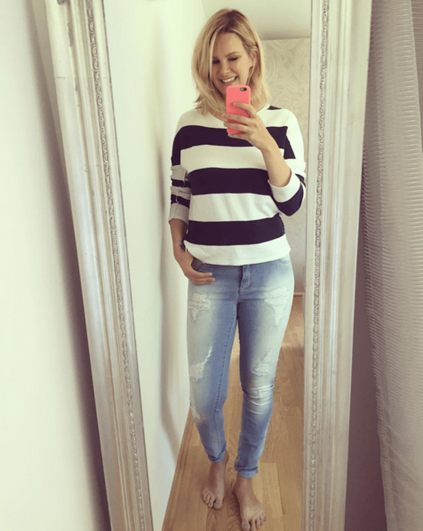 Wow! Nur 5 Wochen nach der Geburt ihres Sohnemanns Anton präsentiert Monica Ivancan ihren Top-After-Baby-Body. Wie sie das gemacht hat? Eigener Aussage zufolge