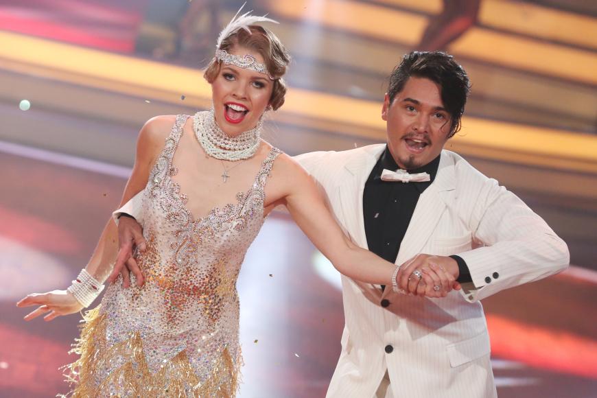 Victoria Swarovski gehört mit Tanzpartner Erich Klann zu den absoluten Favoriten. Heute ertanzten sie 30 Punkte!