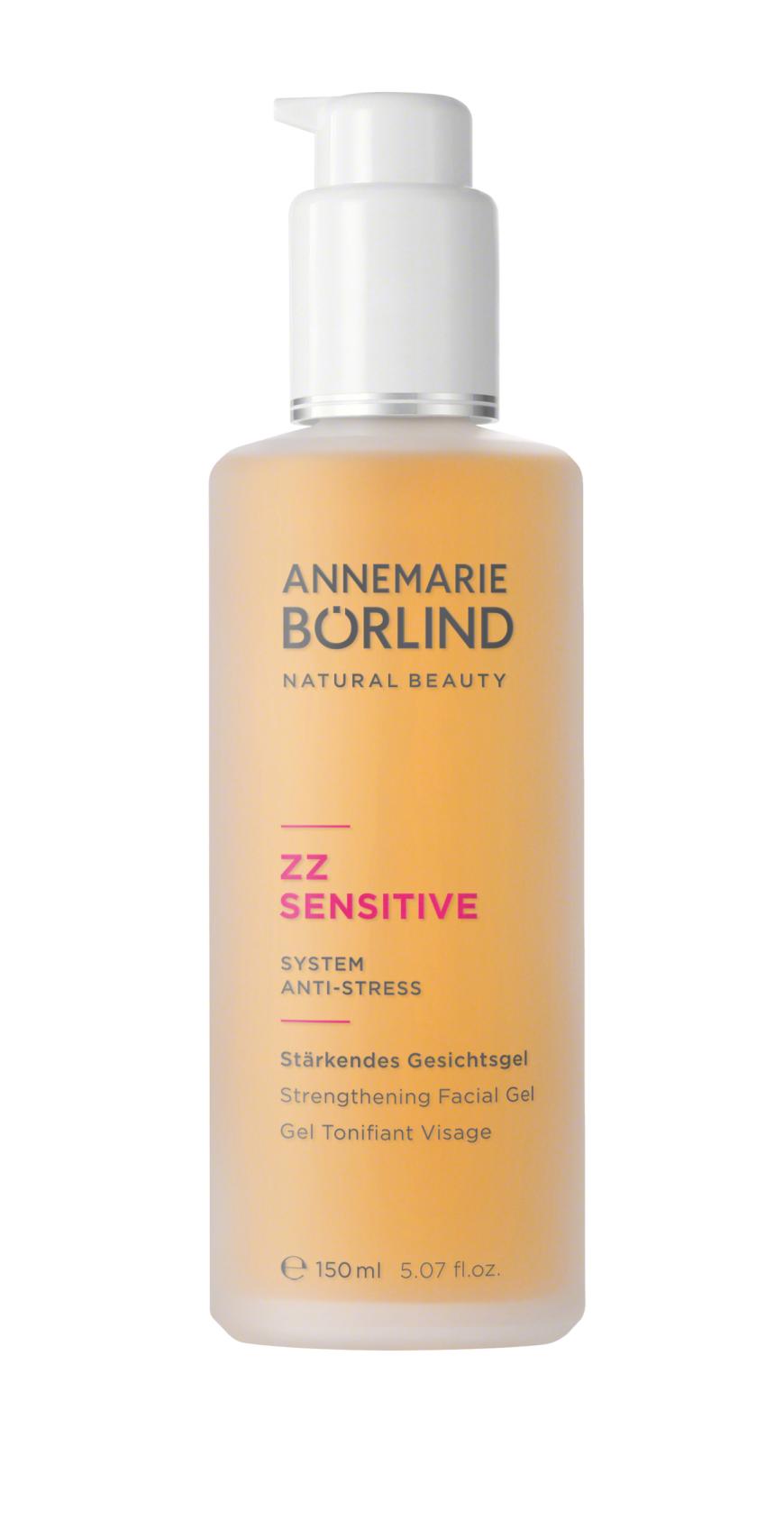 „ZZ Sensitive Stärkendes Gesichtsgel“ von Annemarie Börlind, erfrischt und beruhigt, ca. 24 Euro