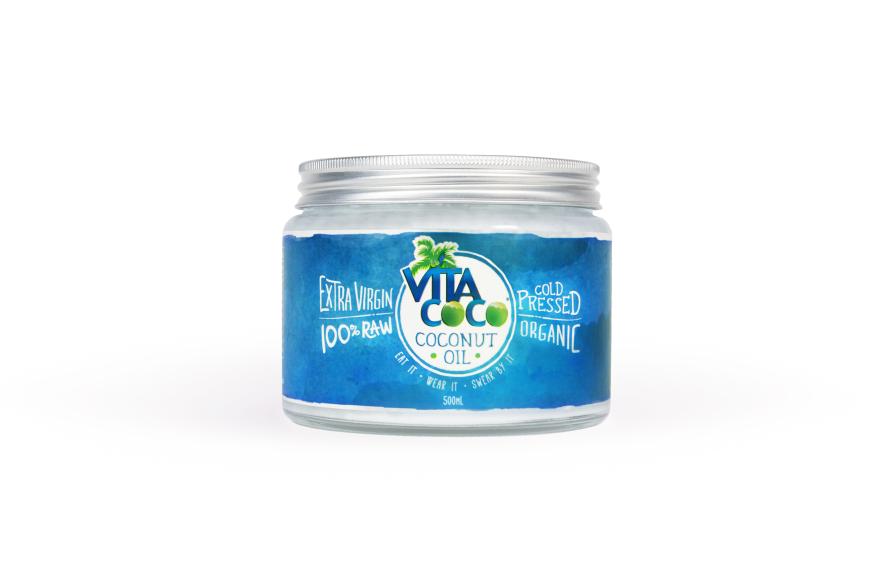 „Coconut Oil“ von Vita Coco, biologisch, ca. 12 Euro, amazon.de