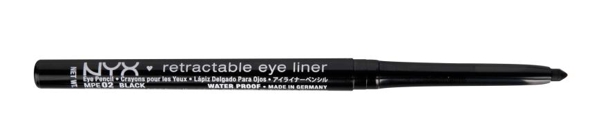 „Mechanical Eye Pencil“ von NXY, in „Black“, ca. 6 Euro, bei Douglas