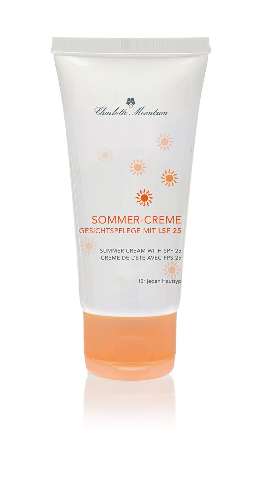 „Sonnencreme Gesichtspflege mit LSF 25“ von Charlotte Meentzen, ca. 10 Euro, meentzen.de