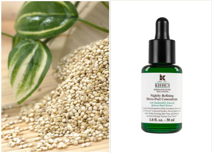 Peeling-Effekt: „Nightly Refining Micro-Peel Concentrate“-Nachtkonzentrat von Kiehl’s, ca. 54 Euro