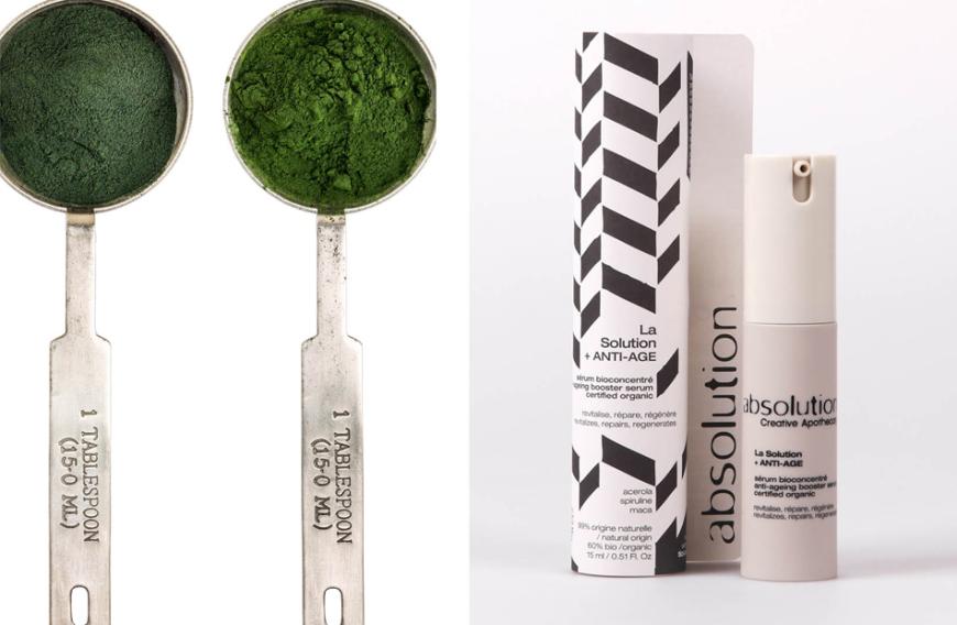 Schützt vor Umwelteinflüssen: „La Solution + Anti-Age“-Serum von Absolution, ca. 69 Euro, greenglam.de