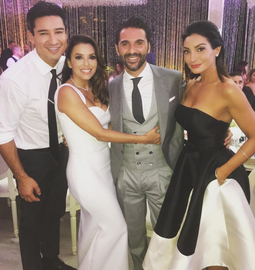 Eva Longoria und José Baston bei ihrer Hochzeit.