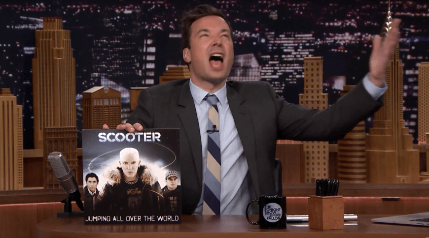 US-Komiker Jimmy Fallon nahm Scooter in seiner Sendung ziemlich aufs Korn.