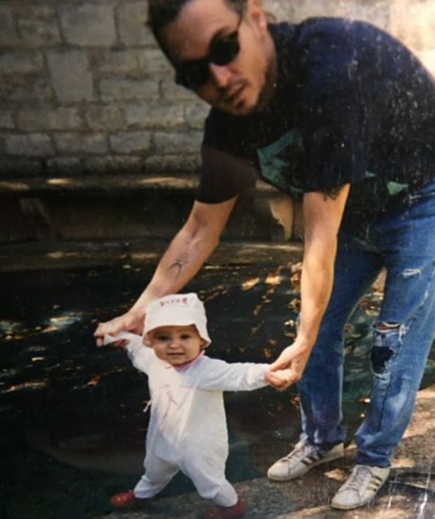 Heile Welt: Lily-Rose Depp mit Vater Johnny Depp.