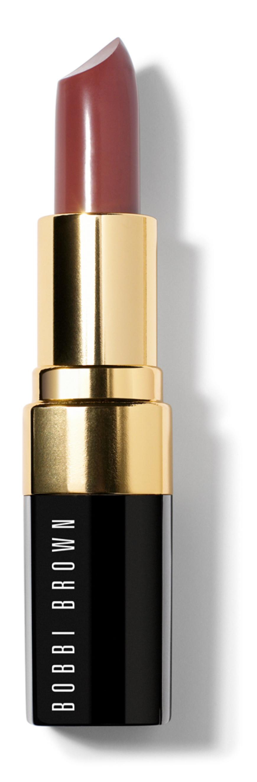 „Lip Color“ von Bobbi Brown, cremig-matte Formel, in „Brown“, ca. 27 Euro