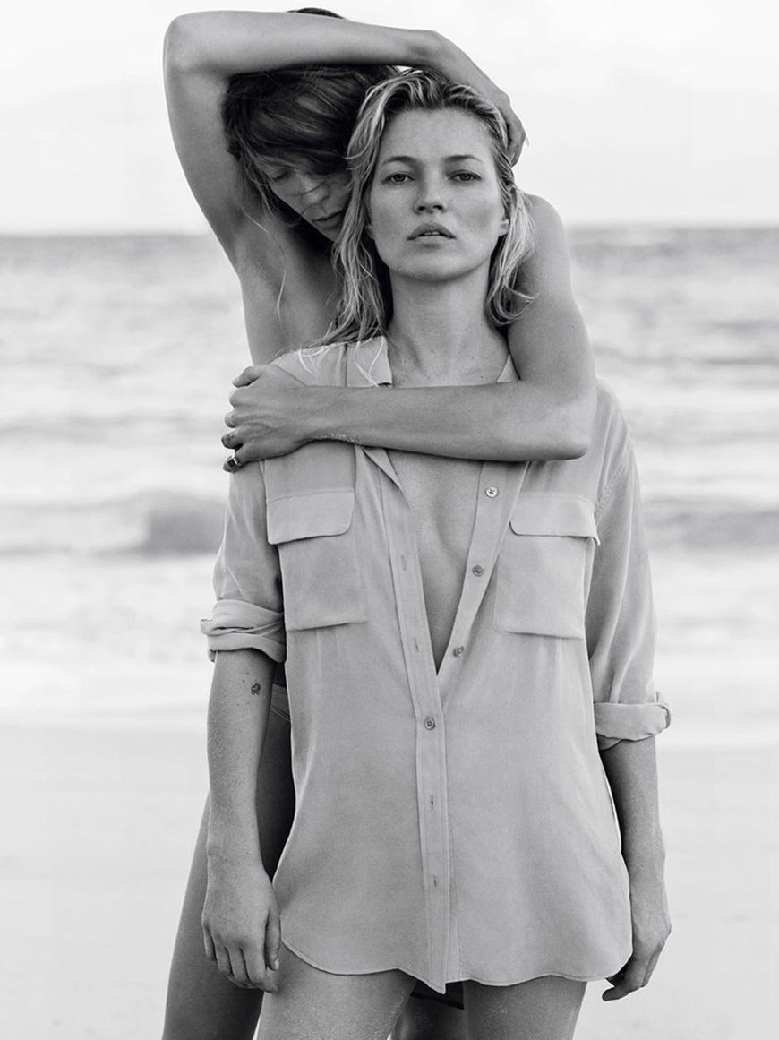 Für die Kollaboration Kate Moss x Equipment wechselte Daria nun hinter die Kamera.