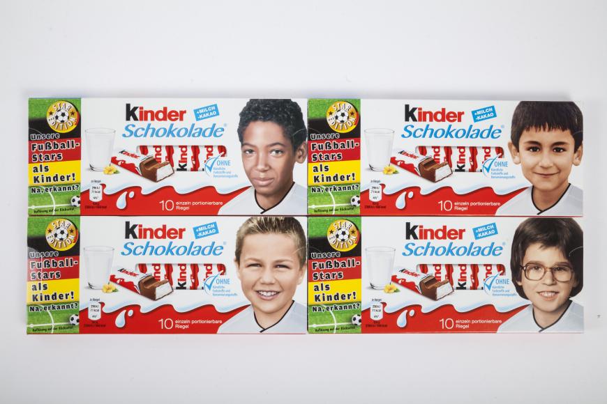 Bereits die Sonderedition von Kinderschokolade mit den Gesichtern der deutschen Nationalspieler als Kinder sorgte für Wirbel.