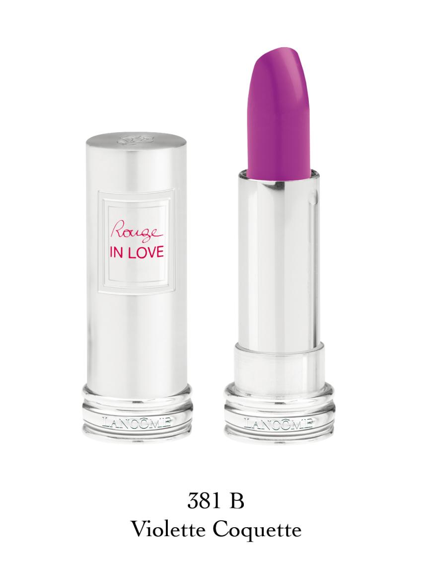 „Rouge in Love“ von Lancôme, in „Violette Coquette“, ca. 29 Euro