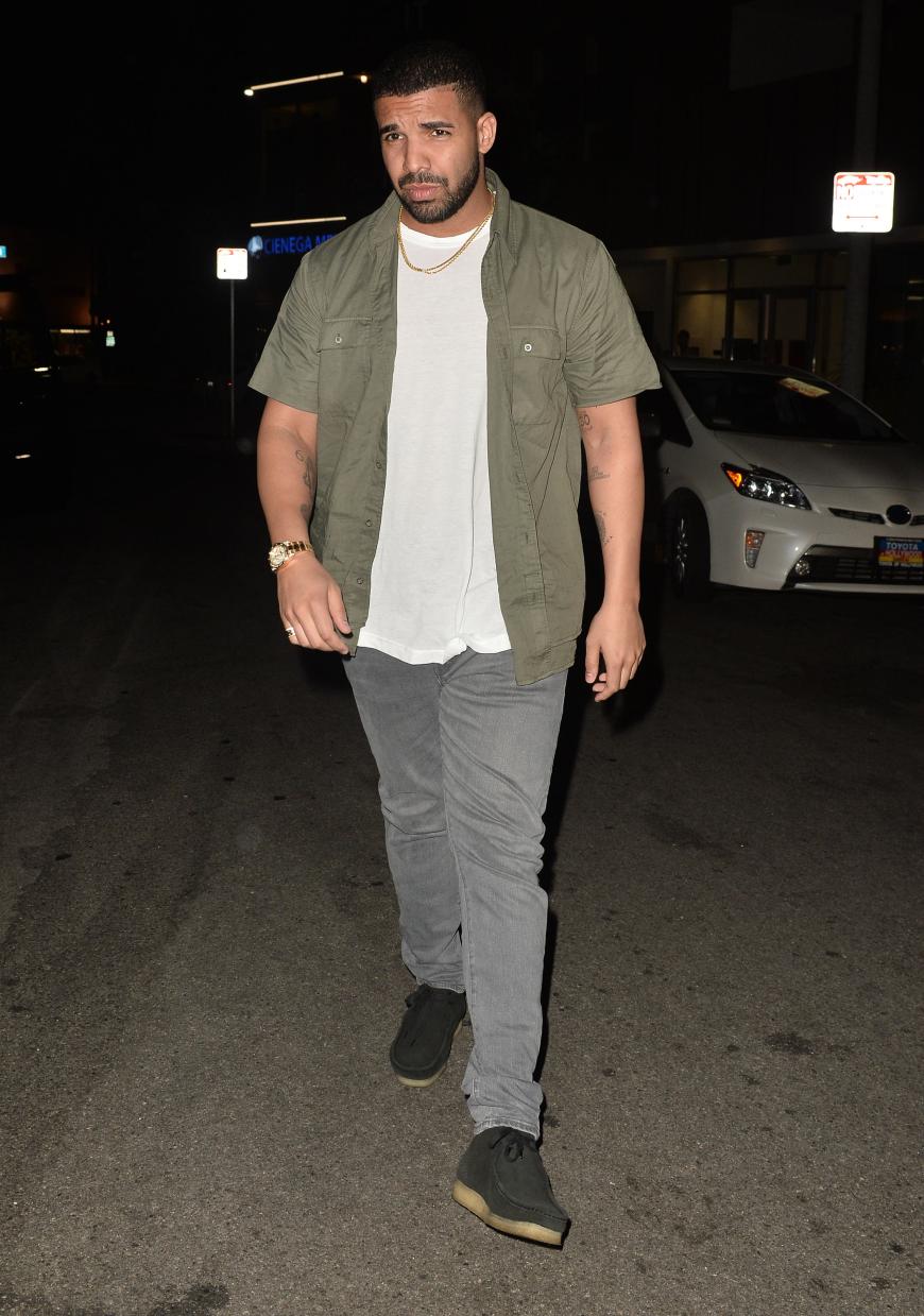 Drake vor dem Promi-Hotspots