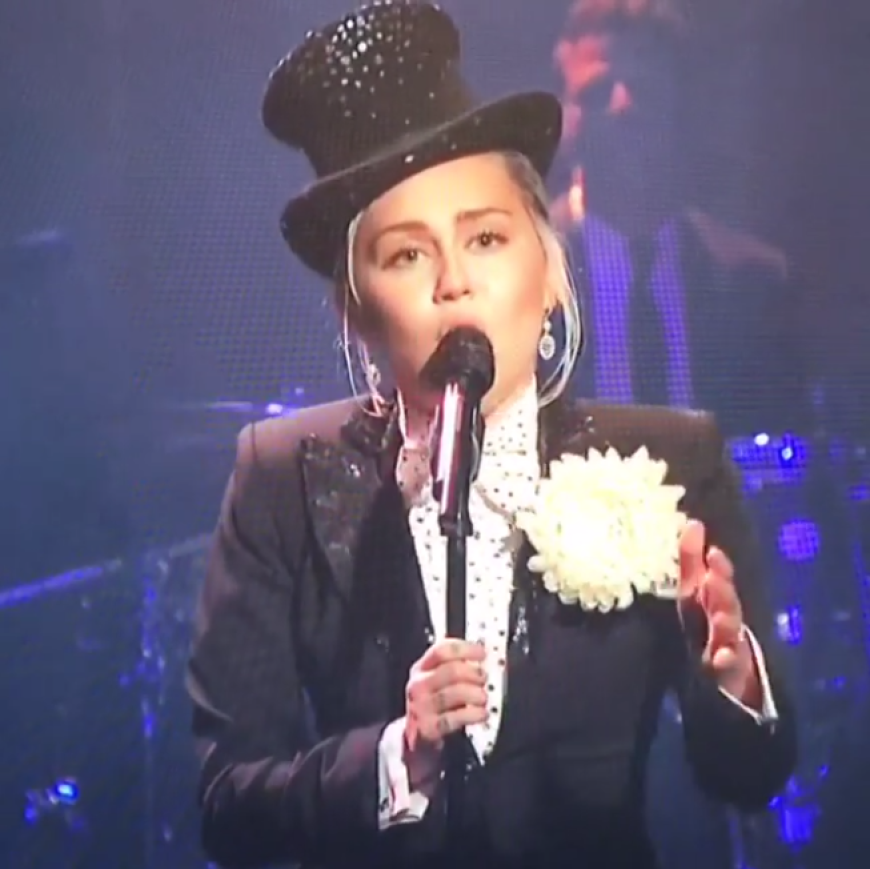 Miley Cyrus in der Show