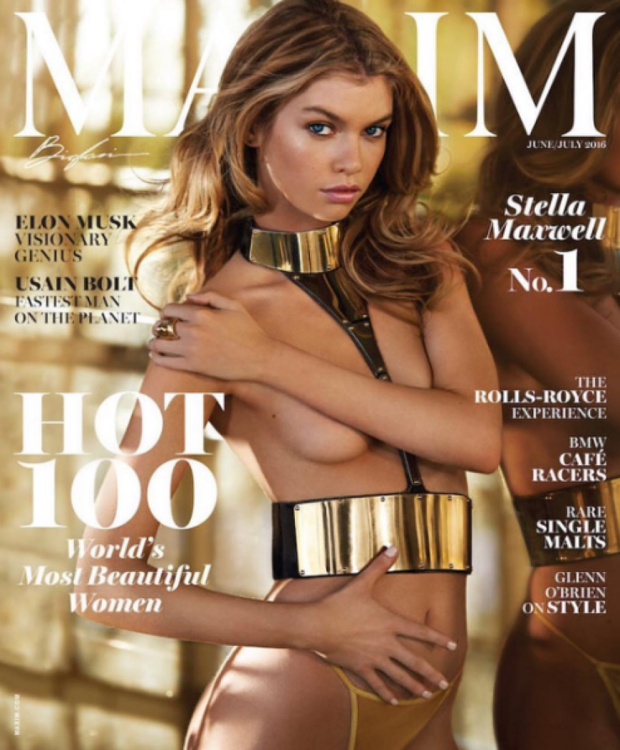 Offiziell heiß: Stella Maxwell auf dem Maxim-Cover.