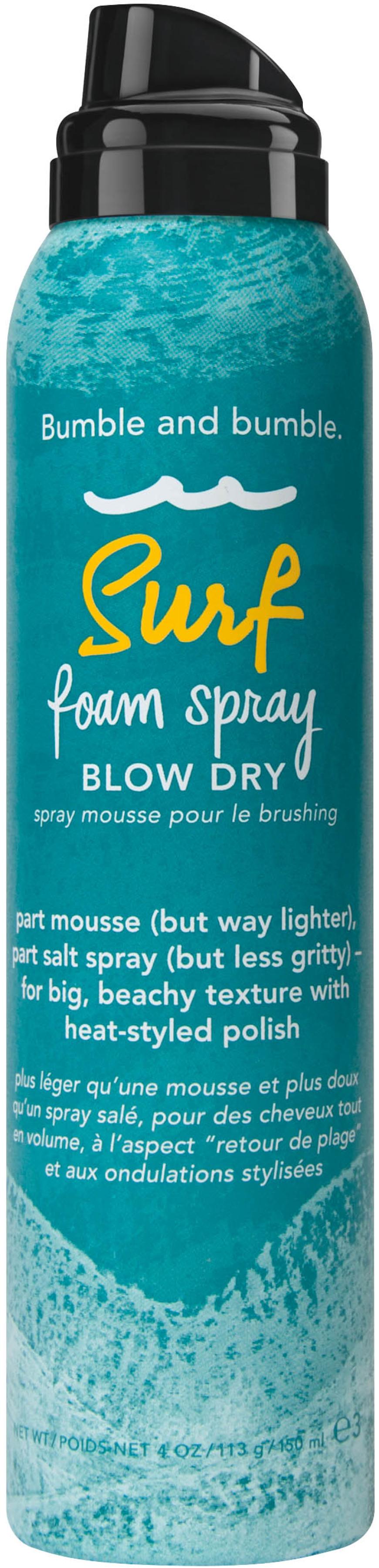 TOLLE WELLE „Surf foam spray Blow dry“ von Bumble and Bumble, ca. 30 Euro, hagel-shop.de