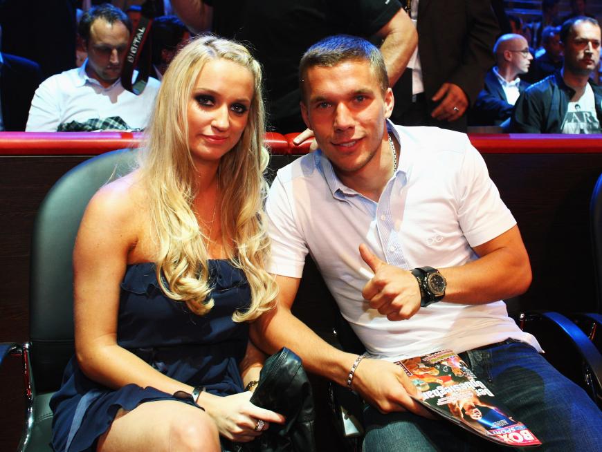 Lukas Podolski und Monika Puchalski sind seit 2011 verheiratet.