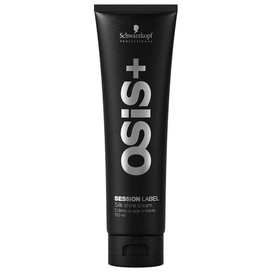 SORGT FÜR GLANZ „Osis+ Session Label Silk Shine Cream“ von Schwarzkopf Professional, ca. 18 Euro, beim Friseur