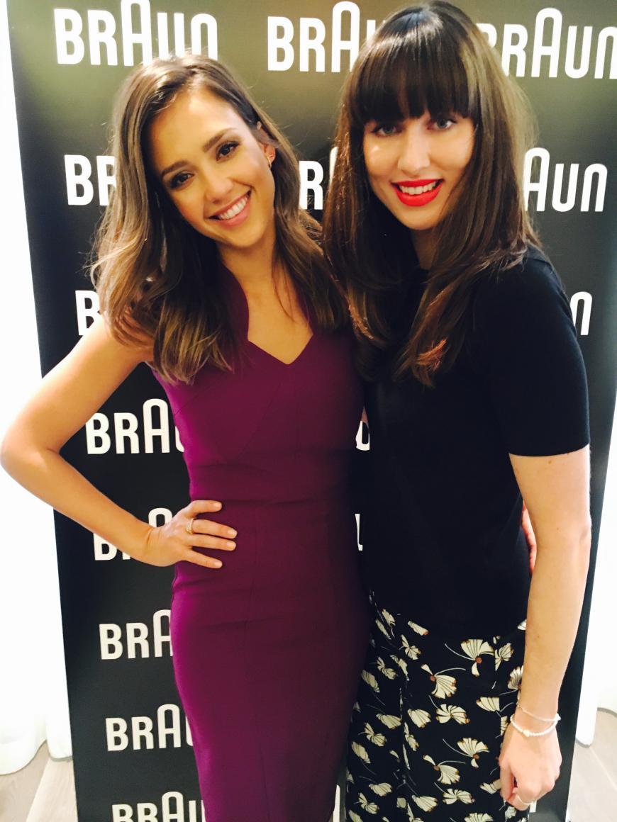 SO SWEET IN-Beauty-Redakteurin Felicitas Dirscherl traf Jessica Alba in L.A.