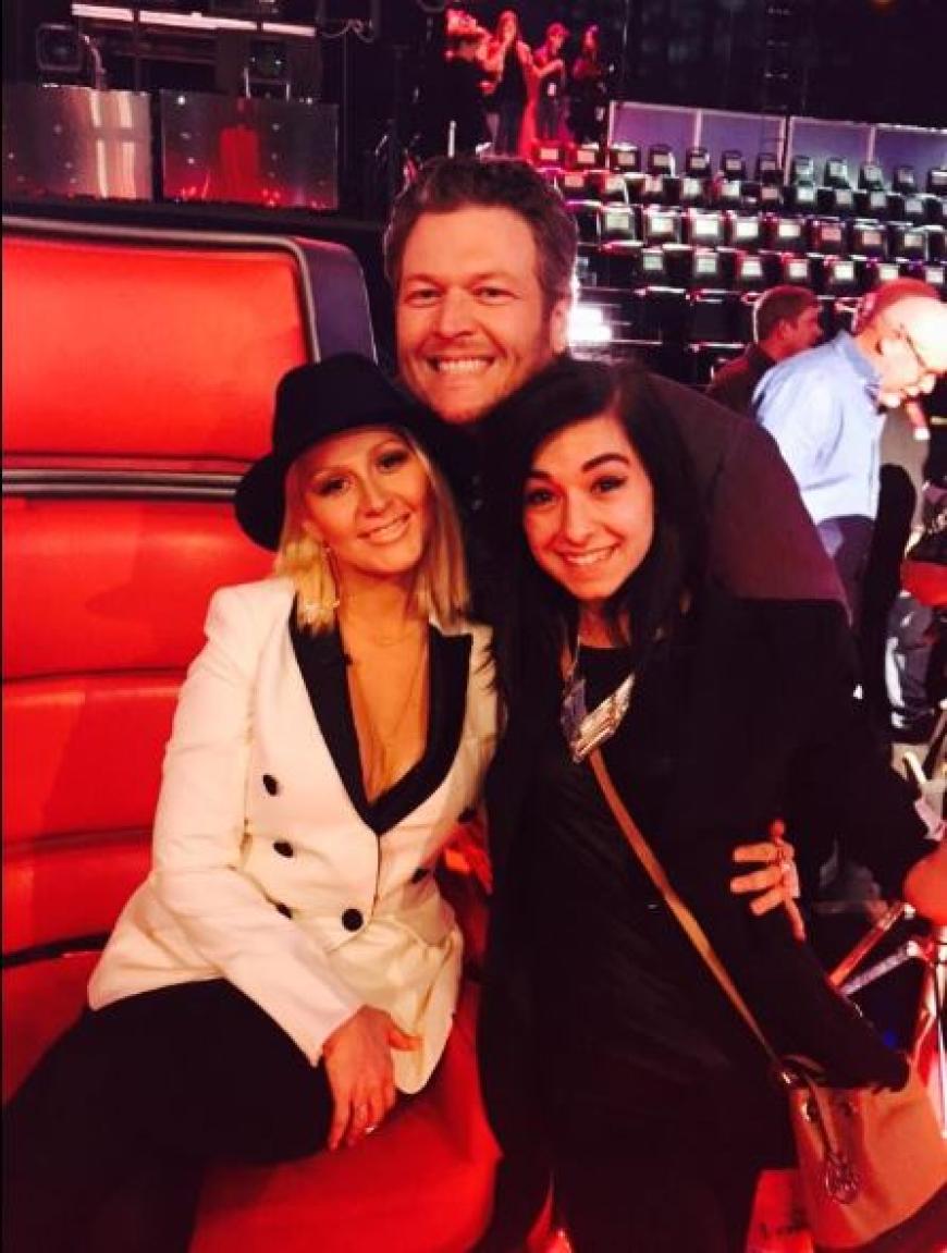 Auch Blake Shelton, der ebenfalls Coach bei