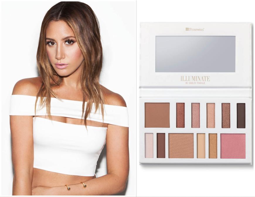 Illuminate von Highschool Musical Star Ashley Tisdale „Beach Goddess – 12 Color Eye & Cheek Collection“ für Wangen und Lider, ca. 18 Euro