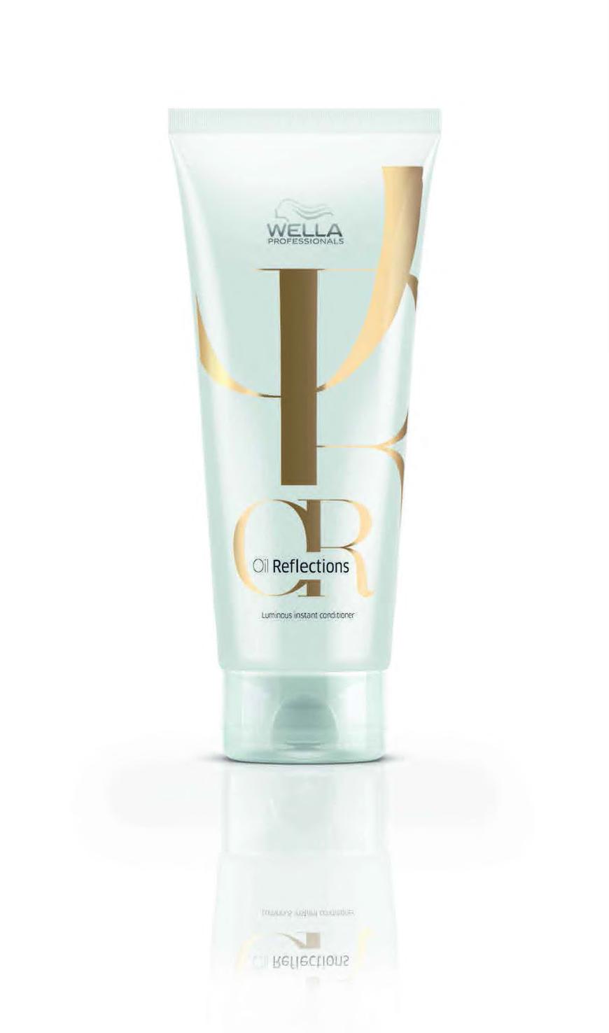 Spendet Feuchtigkeit: „Oil Reflections Conditioner“ von Wella, ca. 25 Euro, beim Friseur