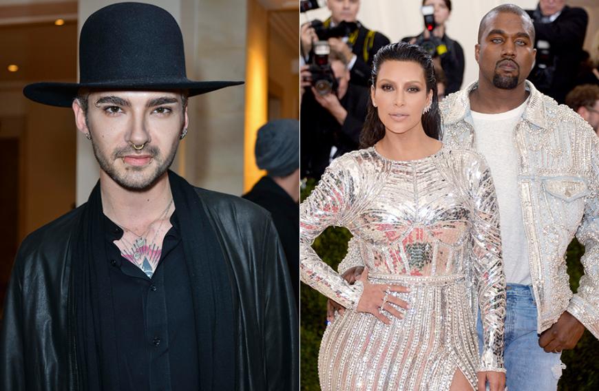 Bill Kaulitz versteht Kim Kardashian und Kanye West nicht. 