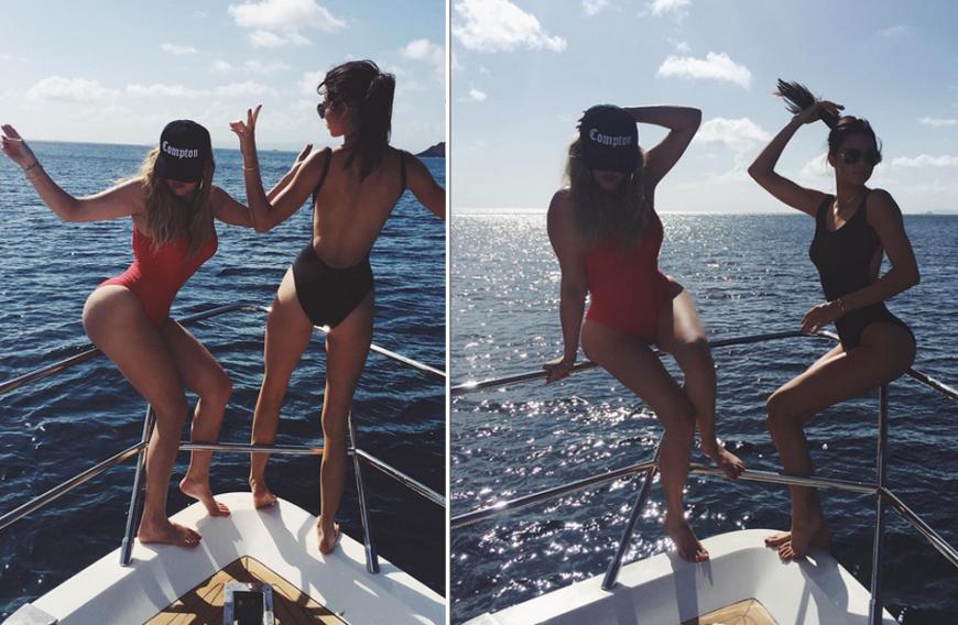 Sister Act: Ihre beiden Schwestern Khloe und Kendall stehen ihr da in nichts nach.