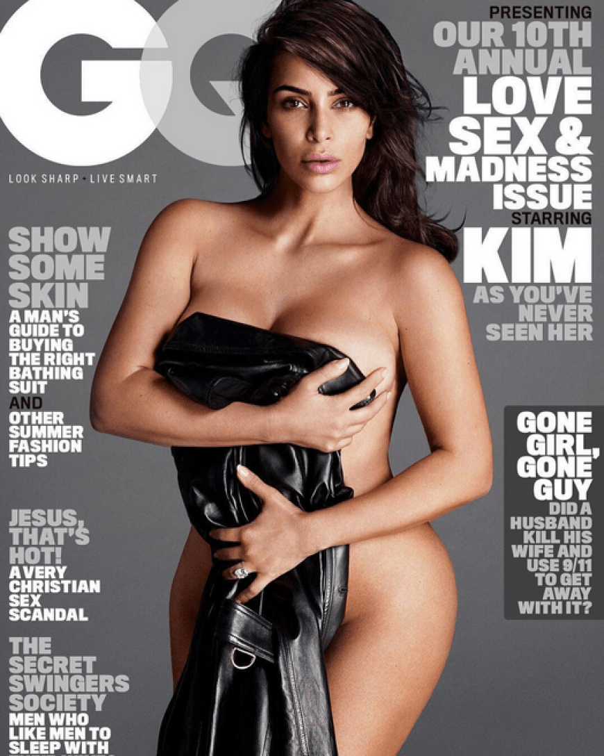 Kim Kardashian hüllenlos auf dem Cover der