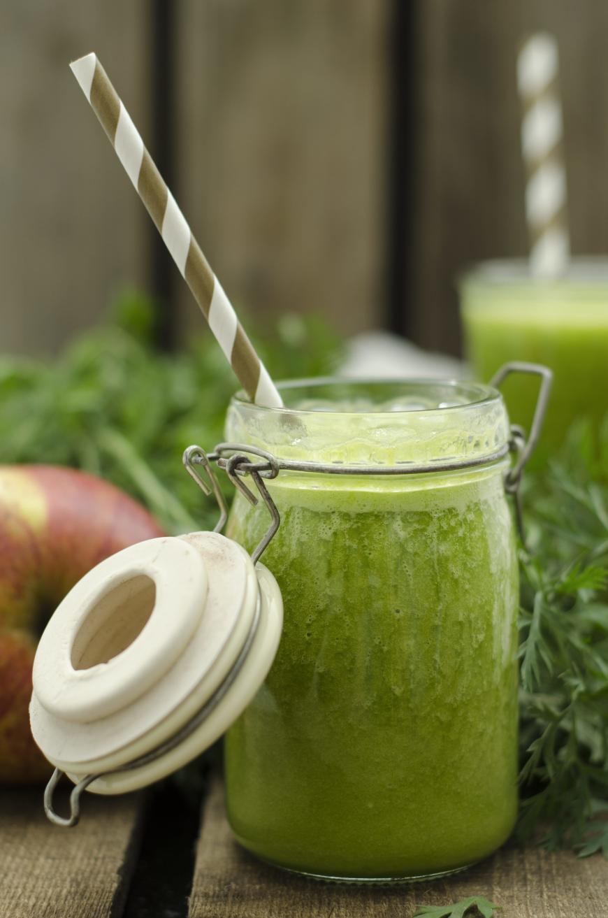 Green Juices entgiften den Körper.