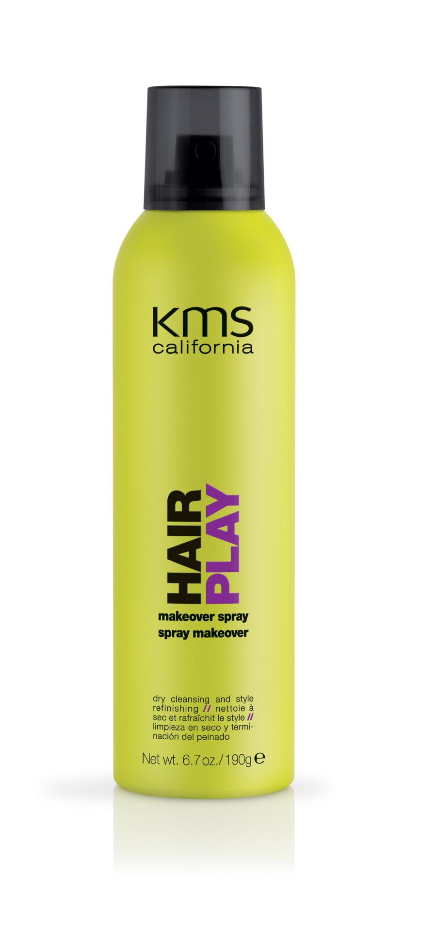 „Hairplay makeover spray“ von KMS, frischt auf, ca. 25 Euro