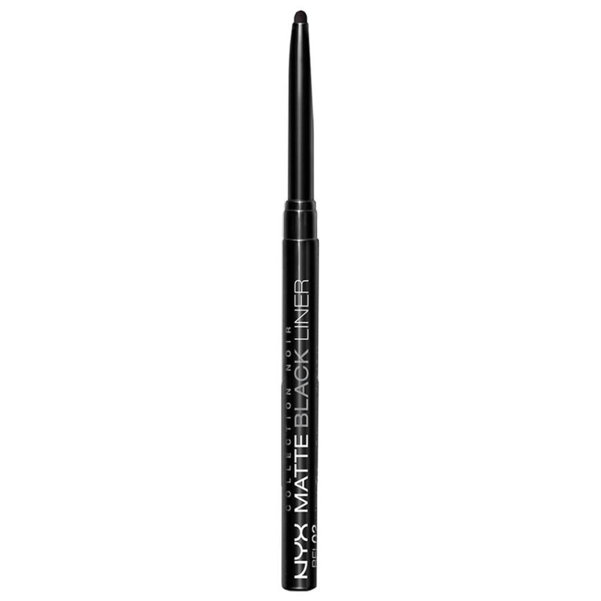 „Mechanical Eye Pencil“ von Nyx, in „Black“, ca. 6 Euro, douglas.de
