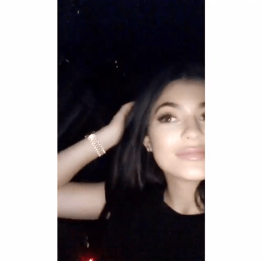 Kylie Jenner berichtet in einem Snapchat-Video, wie süß sie den Film
