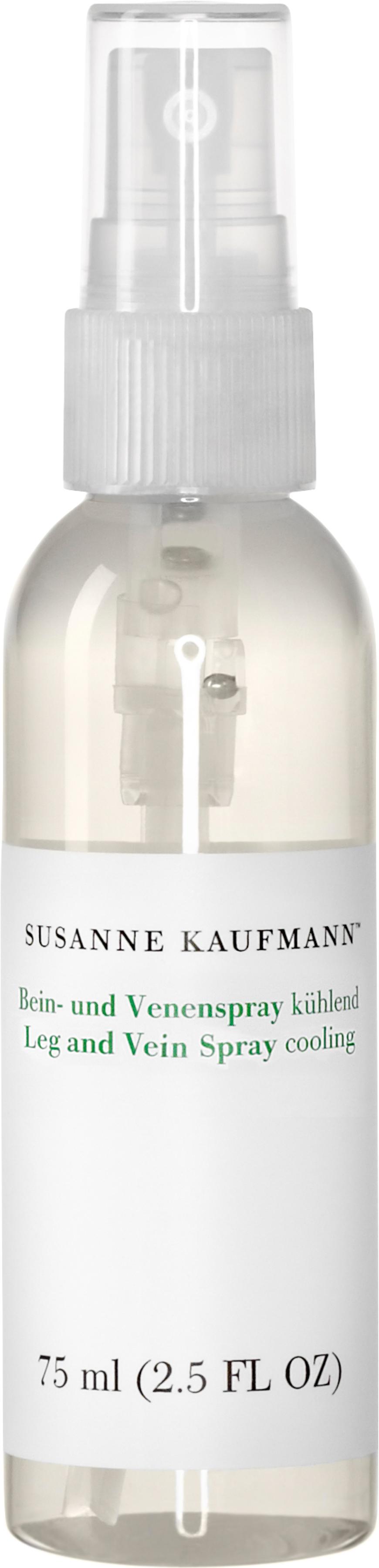 Gegen schwere Beine: „Bein- und Venenspray kühlend“ von Susanne Kaufmann, ca. 26 Euro, niche-beauty.com
