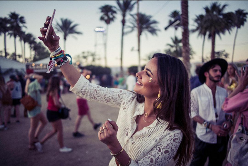 Janina auf dem Coachella-Festival