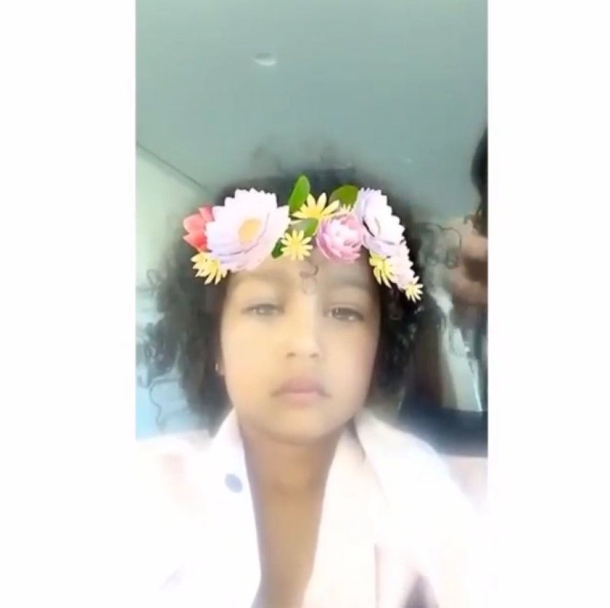 North West ist trotz ihres zarten Alters jetzt schon ein Snapchat-Pro.