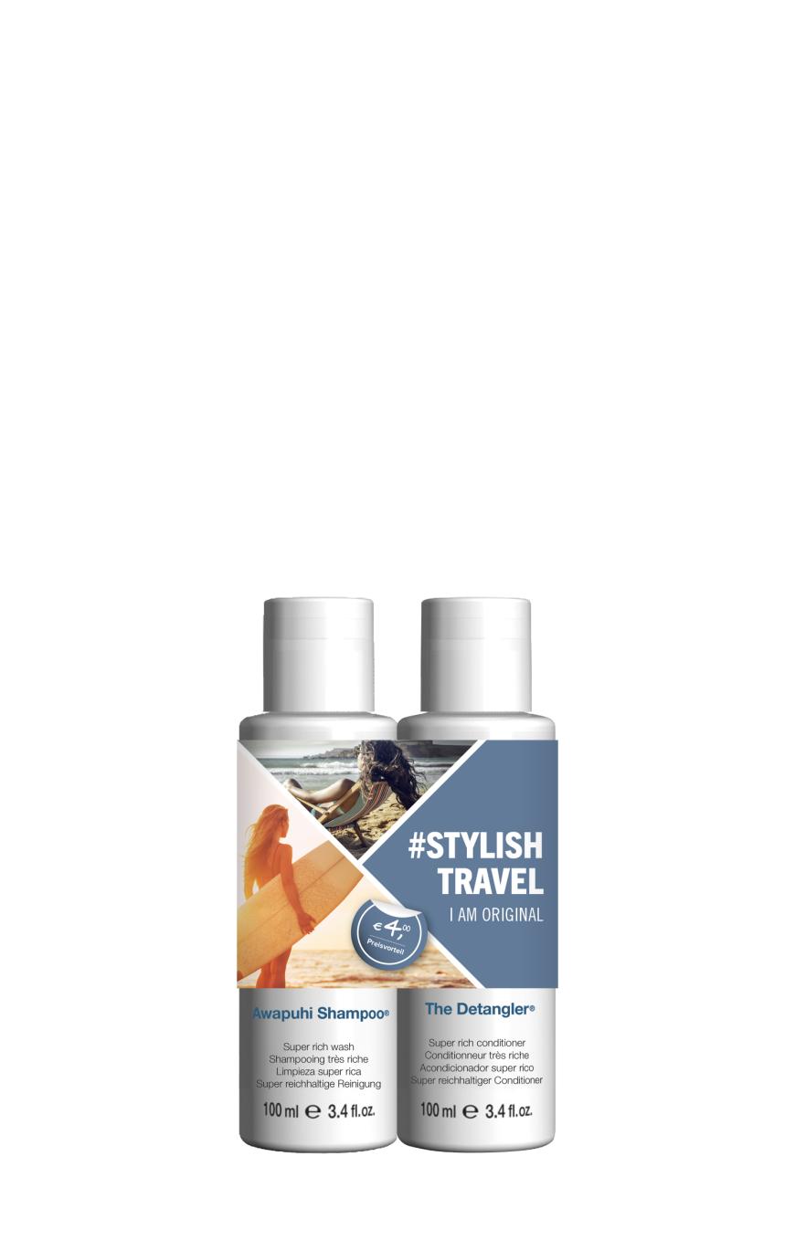 Travel Duo Original“ von Paul Mitchell, mit Shampoo und Detangler, ca. 14 Euro