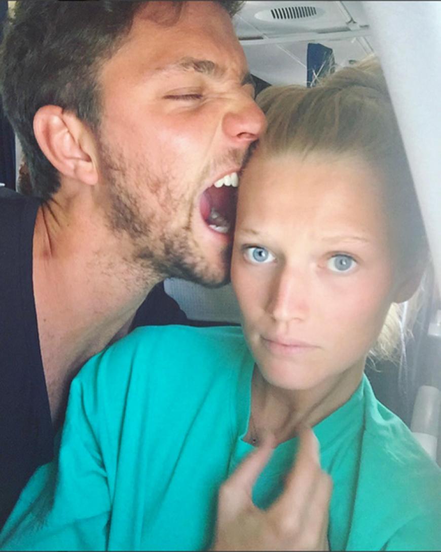 Chandler Parsons findet seine Freundin, Model Toni Garrn, einfach zum Anbeißen!