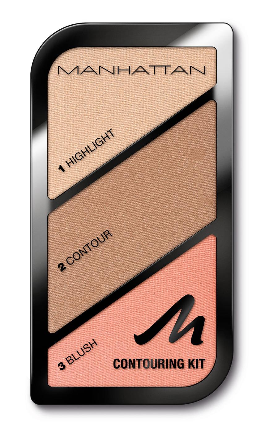 „Contouring Kit“ von Manhattan, in „St. Tropez Glow“, ca. 7 Euro