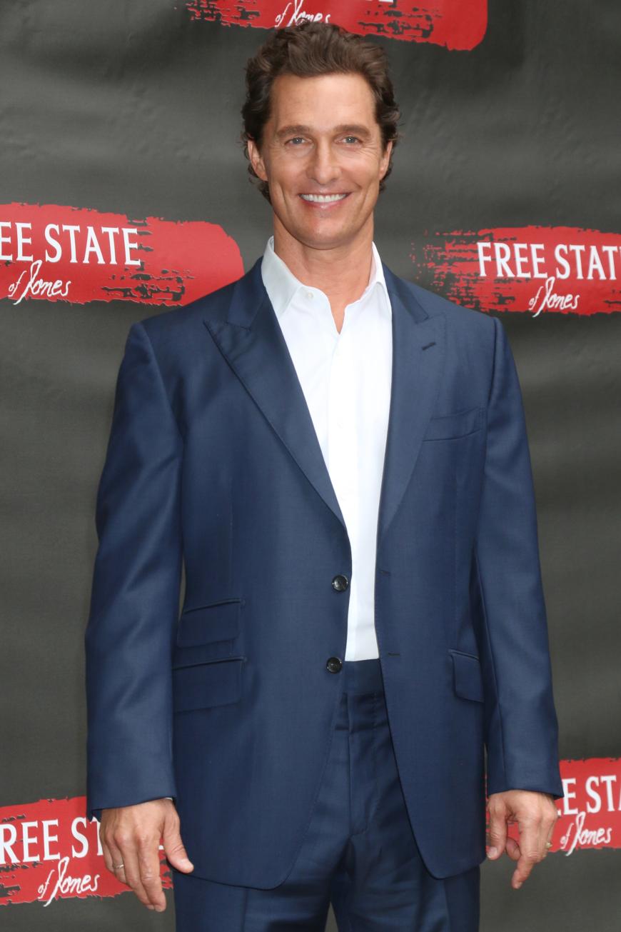 So sieht Matthew McConaughey nicht mehr aus ...